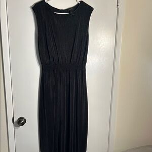 Ann Taylor Factory Elegant Black Sleeveless Dress Size 4